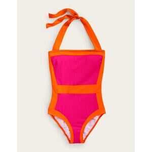 Boden Fuchsia and Tangerine One Piece Swimsuit